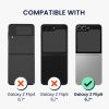 Pouzdro Kwmobile pro Samsung Galaxy Z Flip6, tmavě zelené, silikonové, KWM000021SK004C