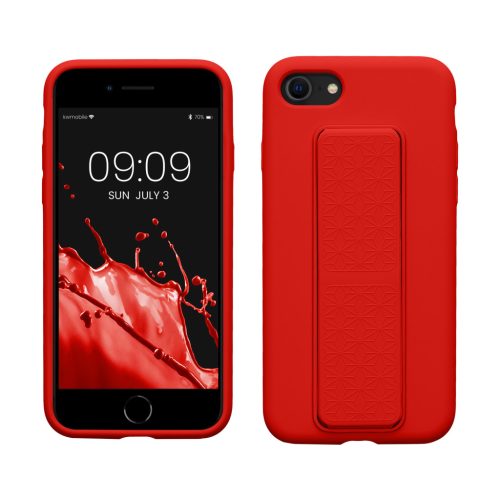 Pouzdro Kwmobile pro Apple iPhone SE (2022)/iPhone SE (2020)/iPhone 8, červené, silikonové, KWM000015WB005C