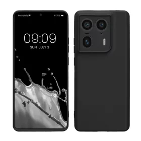   Silikonový kryt Kwmobile pro Motorola Edge 50 Ultra, černý, KWM000022SW001C