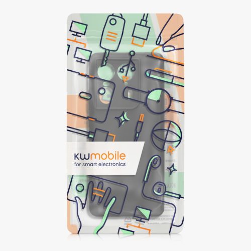 Silikonový kryt Kwmobile pro Motorola Edge 50 Ultra, černý, KWM000022SW001C