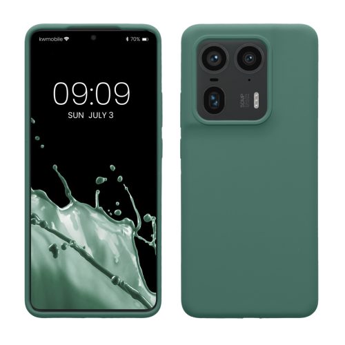 Silikonový kryt Kwmobile pro Motorola Edge 50 Ultra, zelený, KWM000022SX004C