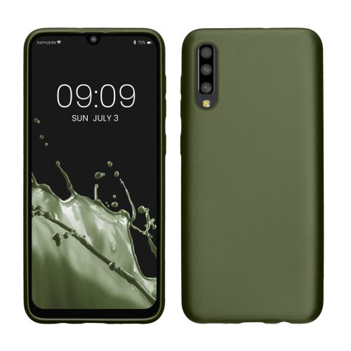 Silikonový kryt Kwmobile pro Samsung Galaxy A50, zelený, KWM000009TA018C