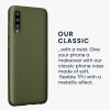 Silikonový kryt Kwmobile pro Samsung Galaxy A50, zelený, KWM000009TA018C