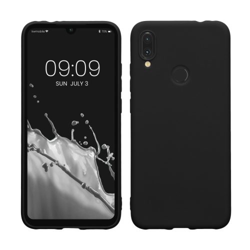 Pouzdro Kwmobile pro Xiaomi Redmi Note 7/Note7 Pro, černé, silikonové, KWM000009UH006C