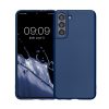 Pouzdro Kwmobile pro Samsung Galaxy S21, tmavě modré, silikonové, KWM000012BU019C