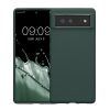 Pouzdro Kwmobile pro Google Pixel 6, tmavě zelené, silikonové, KWM000013DV048C
