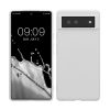 Pouzdro Kwmobile pro Google Pixel 6, bílé, silikonové, KWM000013DV049C