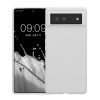 Pouzdro Kwmobile pro Google Pixel 6, bílé, silikonové, KWM000013DV049C