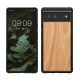Pouzdro Kwmobile pro Google Pixel 6, hnědé, dřevo/silikon, KWM000013NC002C