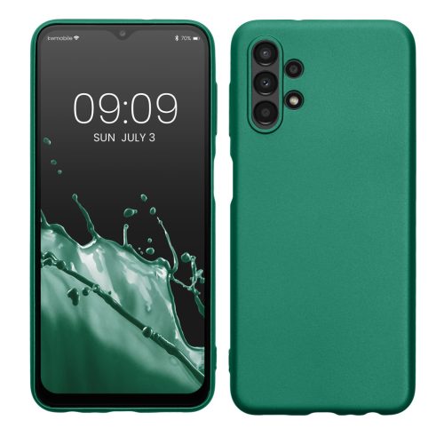 Silikonový kryt Kwmobile pro Samsung Galaxy A13, zelený, KWM000015KX019C