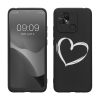 Pouzdro Kwmobile pro Xiaomi Redmi 10C, černé/bílé, silikonové, KWM000017II002C