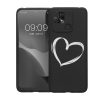 Pouzdro Kwmobile pro Xiaomi Redmi 10C, černé/bílé, silikonové, KWM000017II002C
