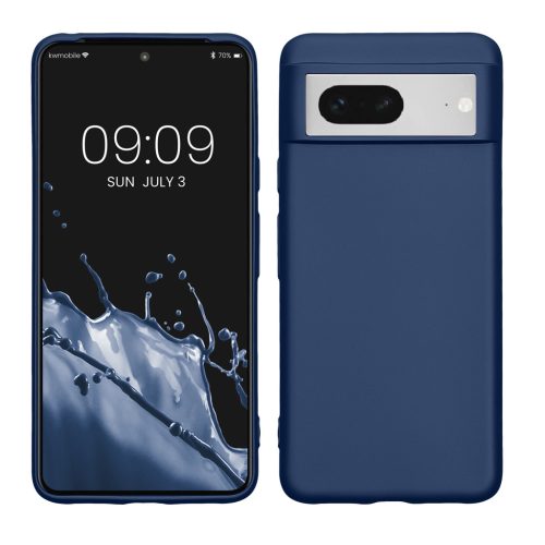 Pouzdro Kwmobile pro Google Pixel 8, modré, silikonové, KWM0000208J010C