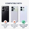 Sada pouzdra a ochranné fólie Kwmobile pro Xiaomi Redmi Note 13 Pro 5G, vícebarevná, silikon/tvrzené sklo, KWM000020OX002C