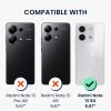 Sada pouzdra a ochranné fólie Kwmobile pro Xiaomi Redmi Note 13, vícebarevná, silikon/tvrzené sklo, KWM000020OZ002C