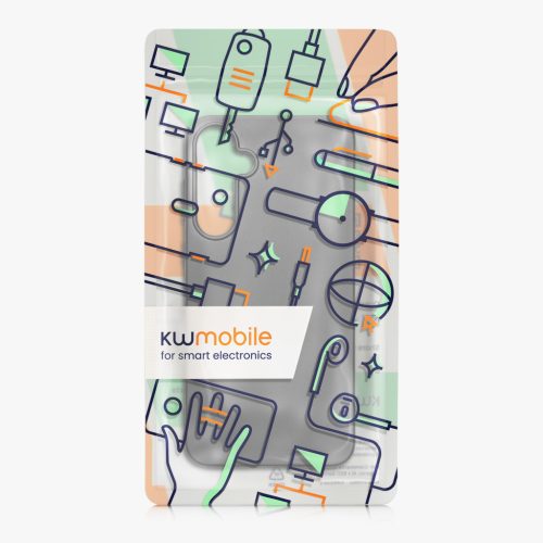 Pouzdro Kwmobile pro Samsung Galaxy A55 5G, šedé, silikonové, KWM000021MI009C