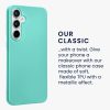 Pouzdro Kwmobile pro Samsung Galaxy A55 5G, zelené, silikonové, KWM000021MI013C
