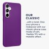 Pouzdro Kwmobile pro Samsung Galaxy A55 5G, fialové, silikonové, KWM000021MI014C
