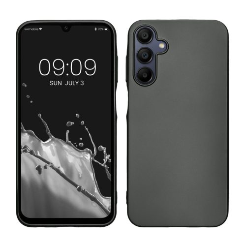 Pouzdro Kwmobile pro Samsung Galaxy A15 5G, šedé, silikonové, KWM000021MJ009C
