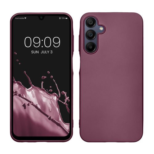 Pouzdro Kwmobile pro Samsung Galaxy A15 5G, modré, silikonové, KWM000021MJ011C