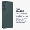 Silikonový kryt Kwmobile pro Samsung Galaxy A25, zelený, KWM000021MZ008C