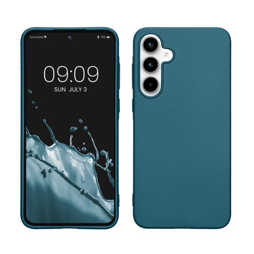 Silikonový kryt Kwmobile pro Samsung Galaxy A35, modrý, KWM000021PC010C