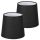 Set 2 Abajururi, E14, Negru/Alb, Navaris, NAV000012AE007C