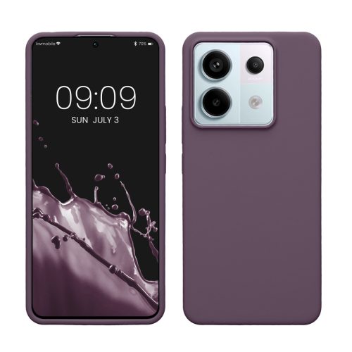 Pouzdro Kwmobile pro Xiaomi Redmi Note 13 Pro 5G, fialové, silikonové, KWM000020LF013C