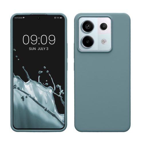 Pouzdro Kwmobile pro Xiaomi Redmi Note 13 Pro 5G, zelené, silikonové, KWM000020LF014C