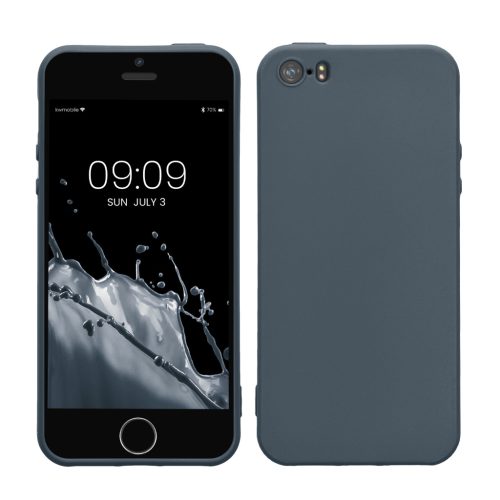 Pouzdro Kwmobile pro Apple iPhone 5/iPhone 5s/iPhone SE, tmavě zelené, silikonové, KWM000007UT017C