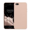Pouzdro Kwmobile pro Apple iPhone 5/iPhone 5s/iPhone SE, krémové, silikonové, KWM000007UT020C