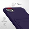 Pouzdro Kwmobile pro Apple iPhone SE (2022)/iPhone SE (2020)/iPhone 8, modré, silikonové, KWM0000134I017C