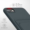Pouzdro Kwmobile pro Apple iPhone SE (2022)/iPhone SE (2020)/iPhone 8, tmavě zelené, silikonové, KWM0000134I019C