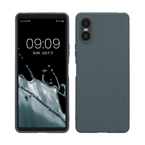 Silikonový kryt Kwmobile pro Sony Xperia 10 VI, tmavě zelený, KWM000021TP002C