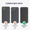 Sada pouzdra a ochranné fólie Kwmobile pro Apple iPhone 15, vícebarevná, silikon/tvrzené sklo, KWM000022TE001C
