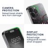 Sada pouzdra a ochranné fólie Kwmobile pro Apple iPhone 15 Pro Max, vícebarevná, silikon/tvrzené sklo, KWM000022TG001C