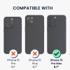 Sada pouzdra a ochranné fólie Kwmobile pro Apple iPhone 15 Pro Max, vícebarevná, silikon/tvrzené sklo, KWM000022TG001C