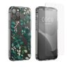 Sada pouzdra a ochranné fólie Kwmobile pro Apple iPhone 12/iPhone 12 Pro, vícebarevná, silikon/tvrzené sklo, KWM000022TI002C