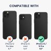 Sada pouzdra a ochranné fólie Kwmobile pro Apple iPhone 12/iPhone 12 Pro, vícebarevná, silikon/tvrzené sklo, KWM000022TI002C