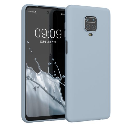 Pouzdro Kwmobile pro Xiaomi Redmi Note 9S/Redmi Note 9 Pro/Redmi Note 9 Pro Max, světle modré, silikonové, KWM000011AH054C