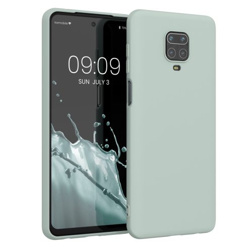 Pouzdro Kwmobile pro Xiaomi Redmi Note 9S/Redmi Note 9 Pro/Redmi Note 9 Pro Max, světle zelené, silikonové, KWM000011AH056C
