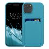 Pouzdro Kwmobile pro Apple iPhone 15, světle modré, silikonové, KWM000020EM007C