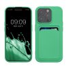Silikonový kryt Kwmobile pro Apple iPhone 15 Pro, zelený, KWM000020EO010C
