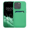 Silikonový kryt Kwmobile pro Apple iPhone 15 Pro, zelený, KWM000020EO010C