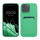 Silikonový kryt Kwmobile pro Apple iPhone 15 Pro Max, zelený, KWM000020EP010C