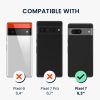 Pouzdro Kwmobile s odnímatelným šňůrkou pro Google Pixel 7, průhledné/černé, silikonové, KWM000020PC001C