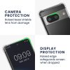 Pouzdro Kwmobile s odnímatelným šňůrkou pro Google Pixel 8a, průhledné/černé, silikonové, KWM000020PE001C