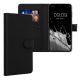 Pouzdro Kwmobile pro Samsung Galaxy A55 5G, černé, ekokůže/silikon, KWM000021TS001C