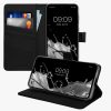 Pouzdro Kwmobile pro Samsung Galaxy A55 5G, černé, ekokůže/silikon, KWM000021TS001C
