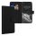 Pouzdro Kwmobile pro Samsung Galaxy A25, černé, ekokůže/silikon, KWM000021TU001C